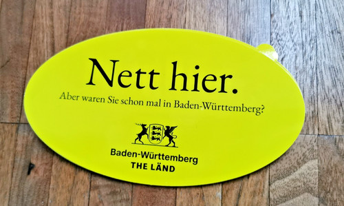 The länd sticker nett hier - the,