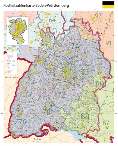 Postleitzahlenkarte plz - postleitzahlenkarte,