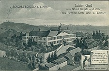 Ansichtskarte Schloss Bürgeln