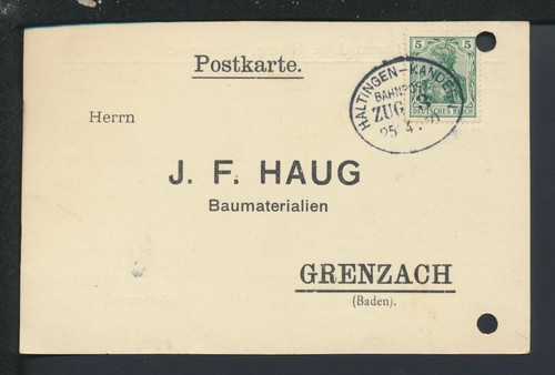 Bahnpost karte deutsches reich - bahnpost,