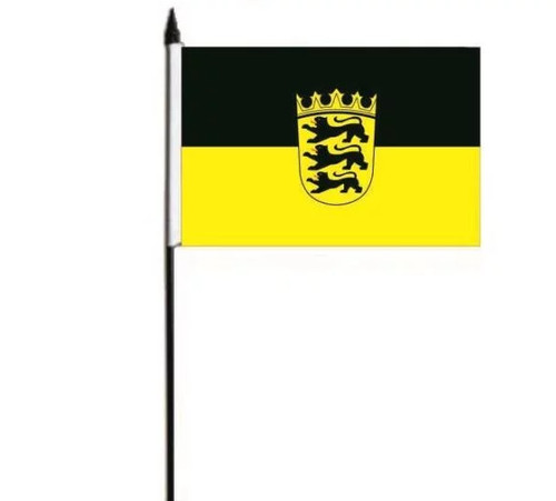 Baden württemberg handfahne - württemberg,